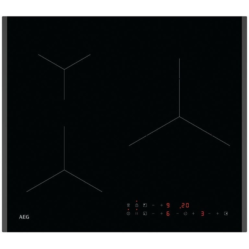 Encimera de Inducción AEG TN63IP0BFB de 3 zonas con área de 28 cm, negra