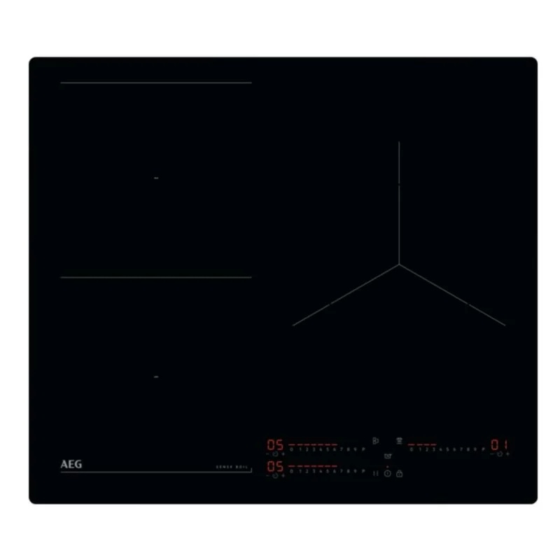 Encimera de Inducción AEG TI63IQ10IB de 3 zonas con barra táctil, negra