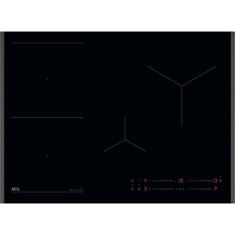 AEG TO74IB00FB, placa de inducción de 4 zonas y 71 cm con FlexInduction