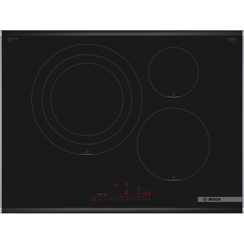 Bosch PID775HC1E, plaque à induction de 70 cm avec 3 zones et DirectSelect Plus