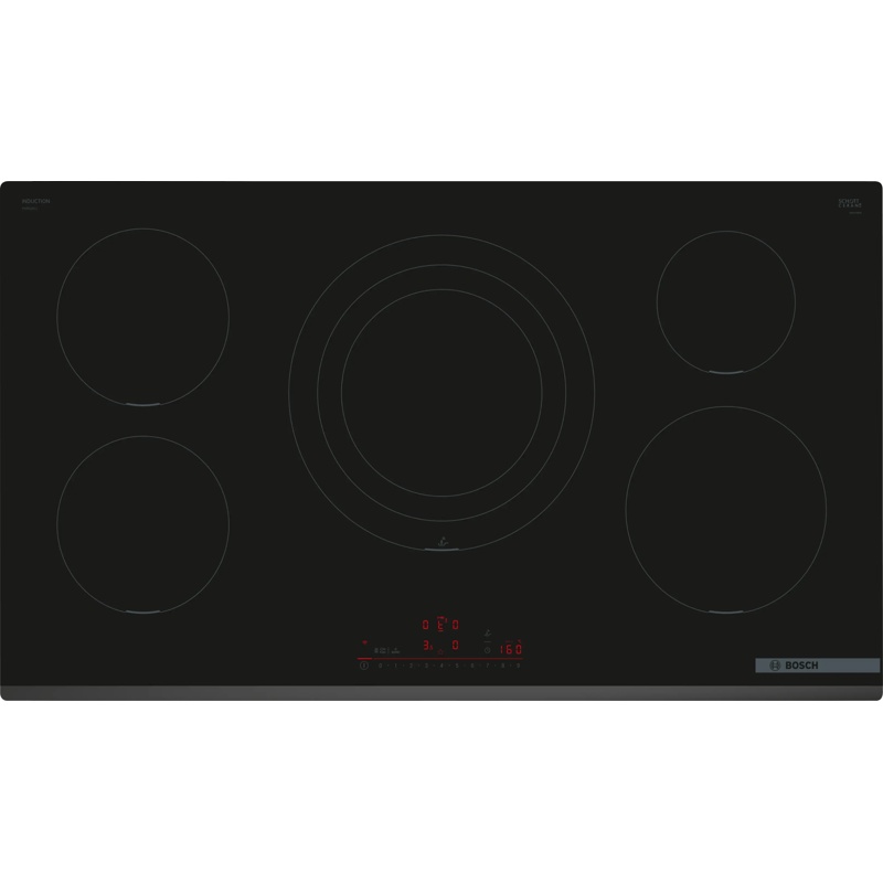 Induktiokeittolevy Bosch PIV931HC1E, 90 cm, 5 lämmitysaluetta ja Home Connect