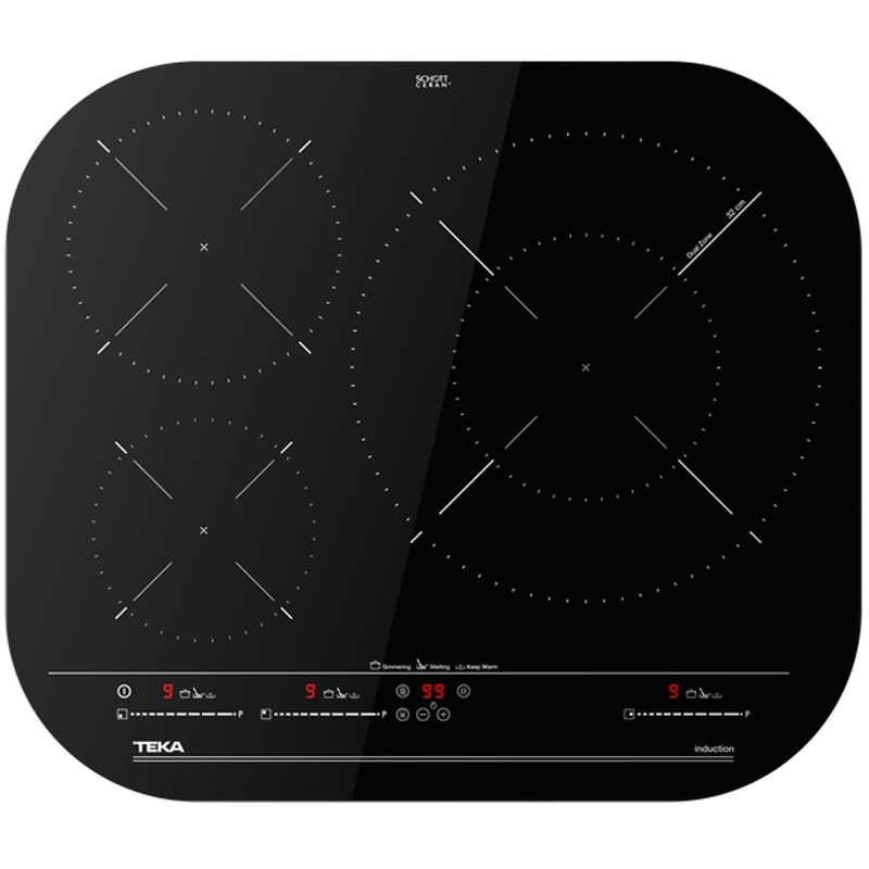 Teka IKC 63320 MSP BK, encimera de inducción con zona paellera de 320 mm