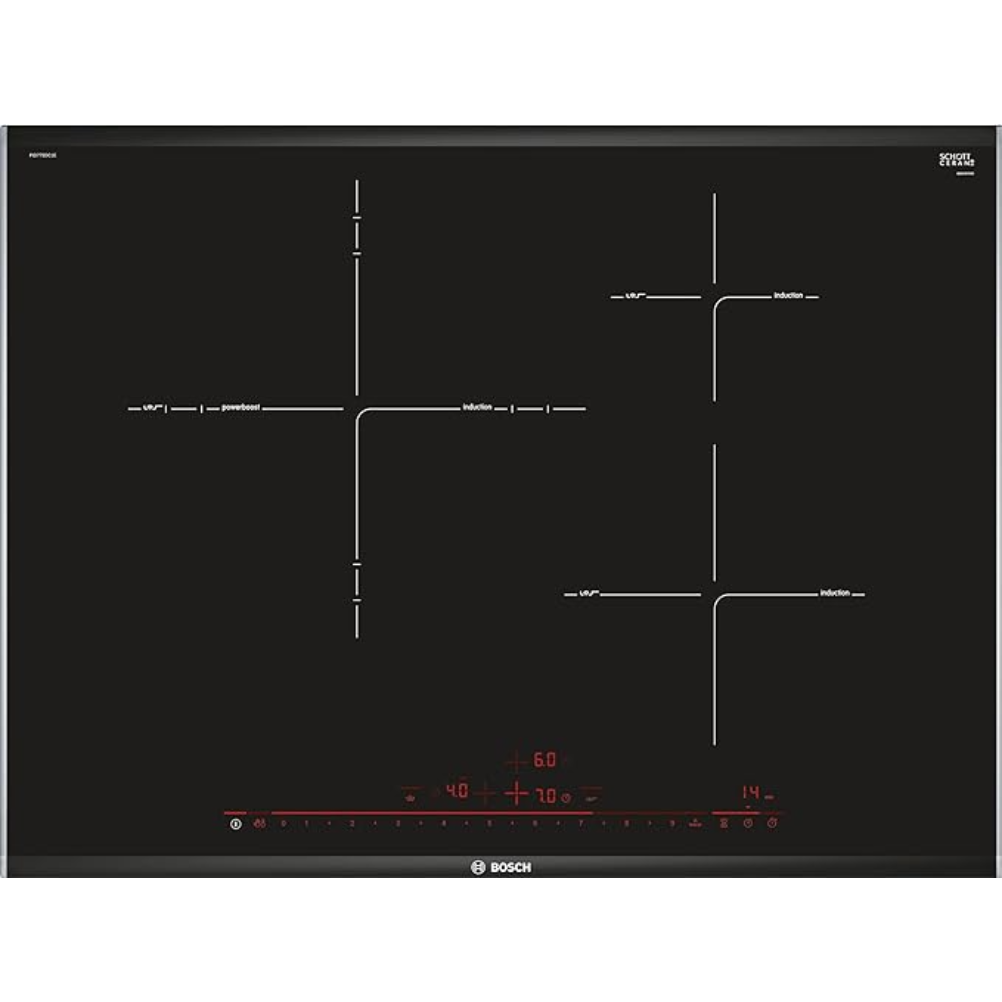 Bosch PID775DC1E: 71 cm induktiivinen keittotaso, TouchSelect ja PowerBoost