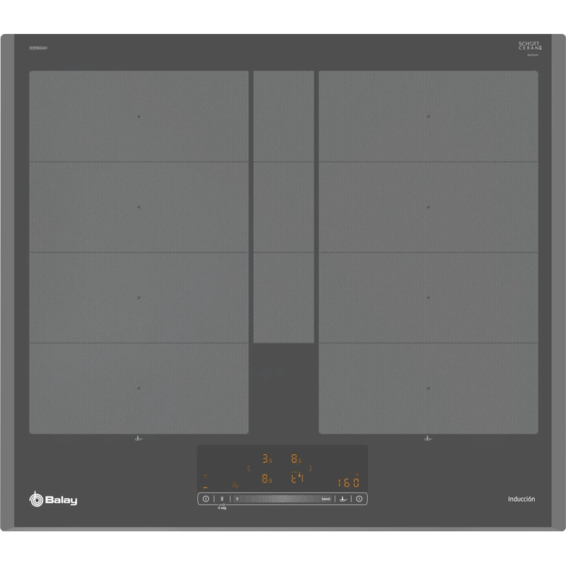 Encimera de inducción Balay 3EB960AH de 59,2 cm en gris antracita