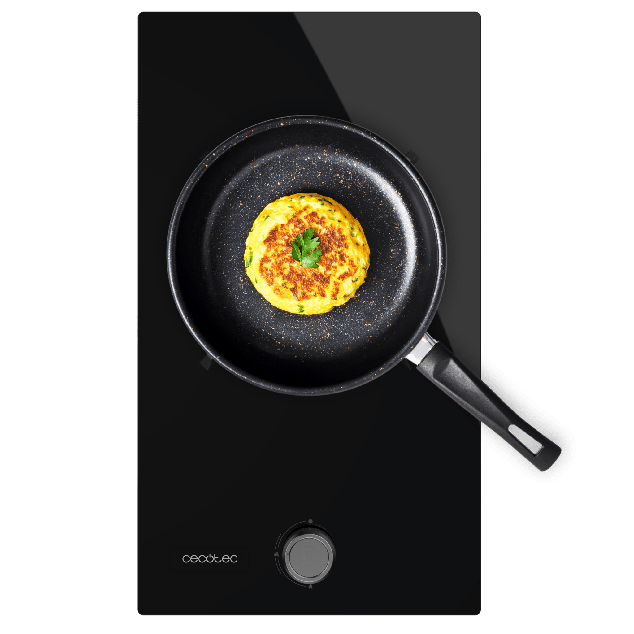 Placa de cocción Cecotec Bolero Squad GN 1200S Glass Black