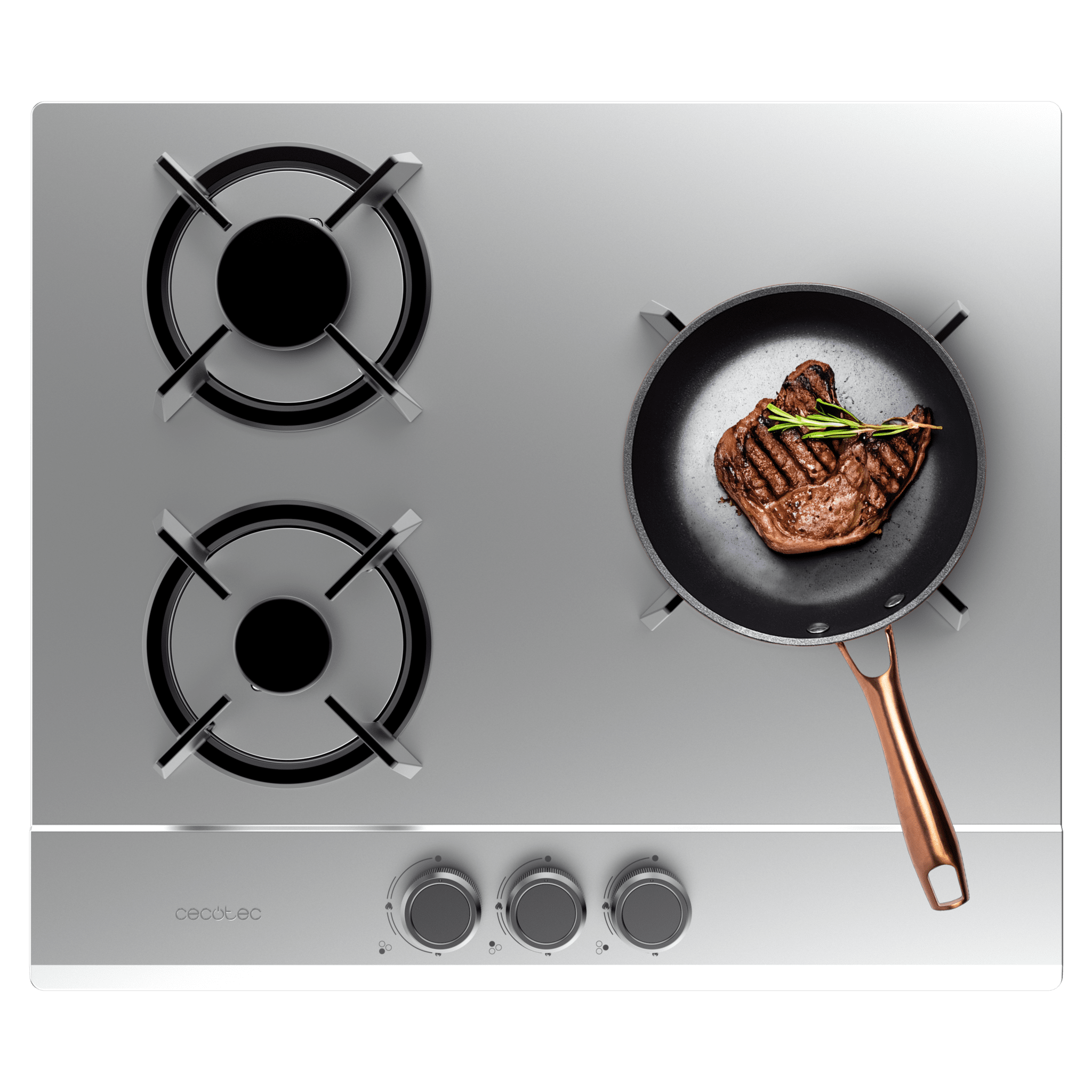 Placa de cocción Cecotec Bolero Squad GN 3200S Inox