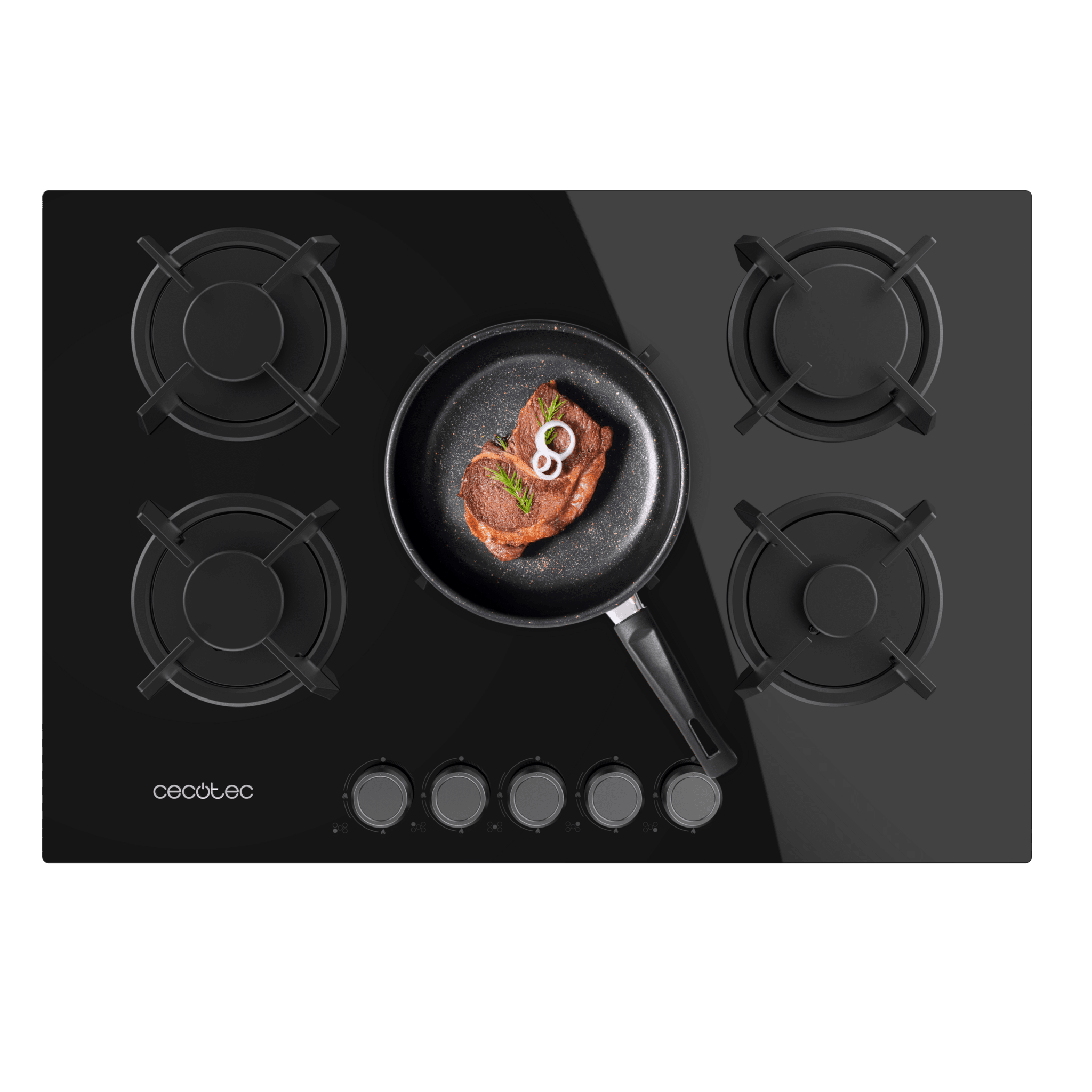 Placa de cocción Cecotec Bolero Squad GN 5200S Glass Black