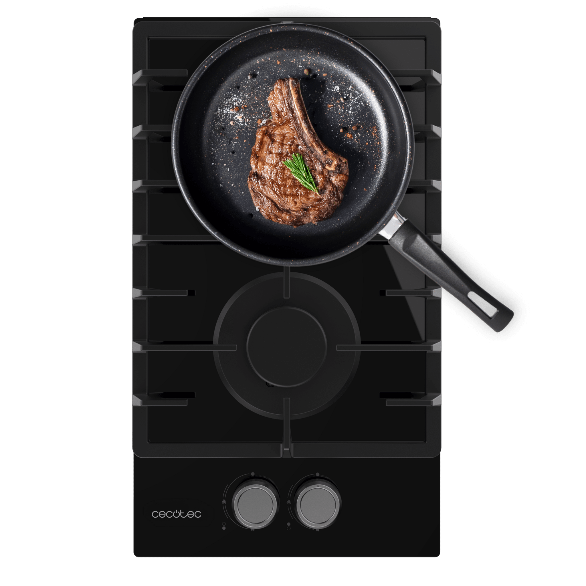 Placa de cocción Cecotec Bolero Squad G 2200F Glass Black