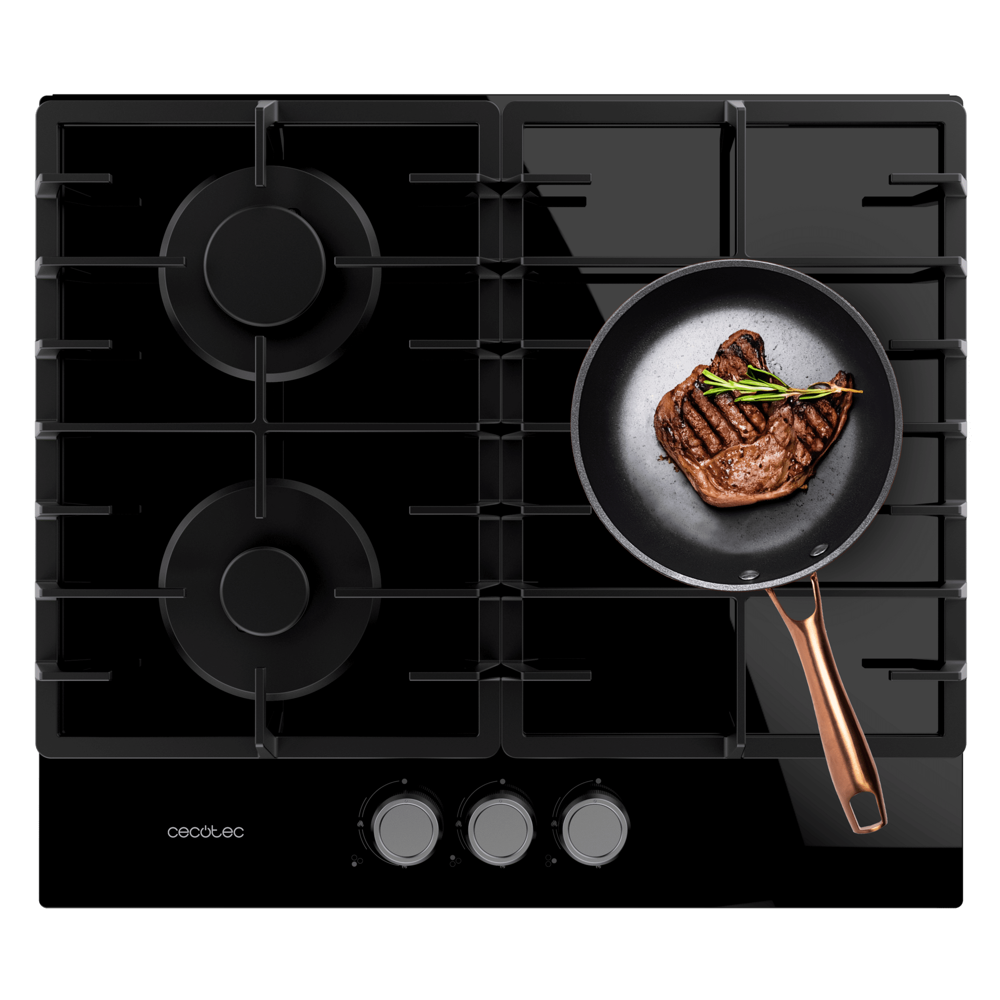 Keittolevy Cecotec Bolero Squad G 3200F Glass Black