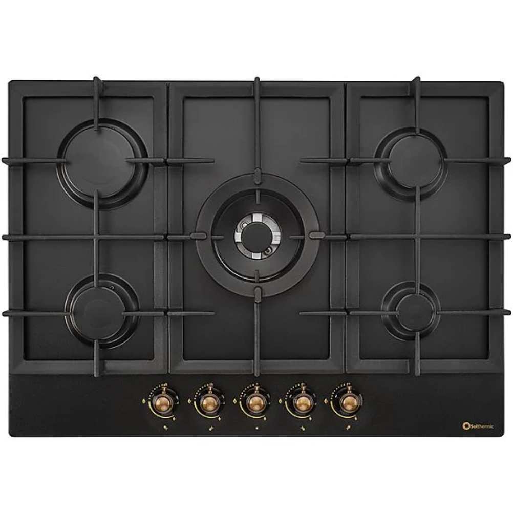 Solthermic BL032 70, placa de gas de 70 cm en acero inoxidable con mandos mecánicos