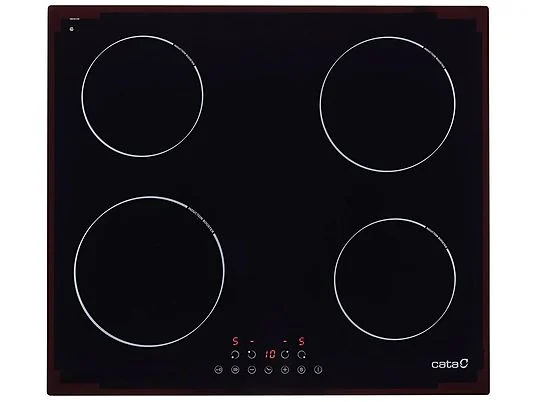 Cata IBG6304BK, encimera de inducción de 59 cm con 4 zonas