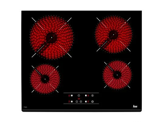 Teka TZ 6415, encimera vitrocerámica de 60 cm con 4 zonas