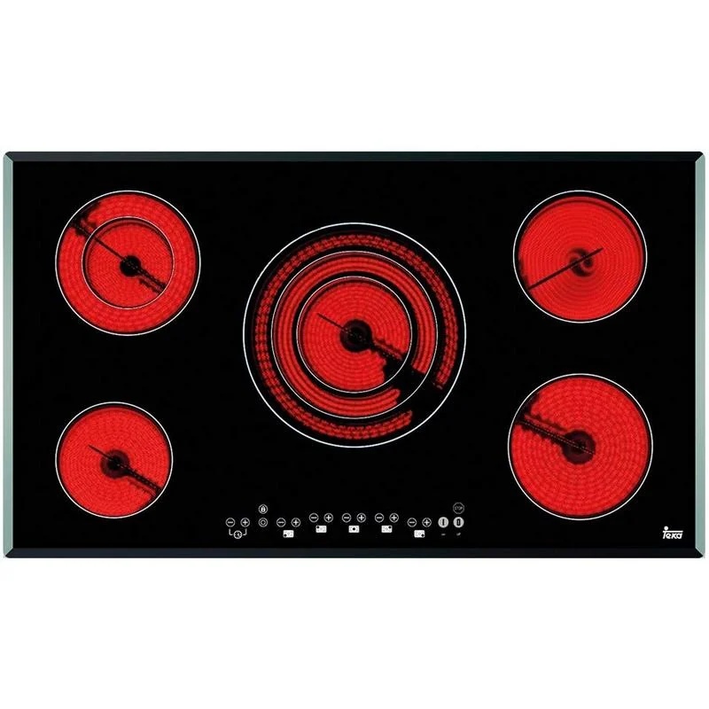 Teka TR 951, encimera vitrocerámica de 90 cm con 5 zonas y 8900 W